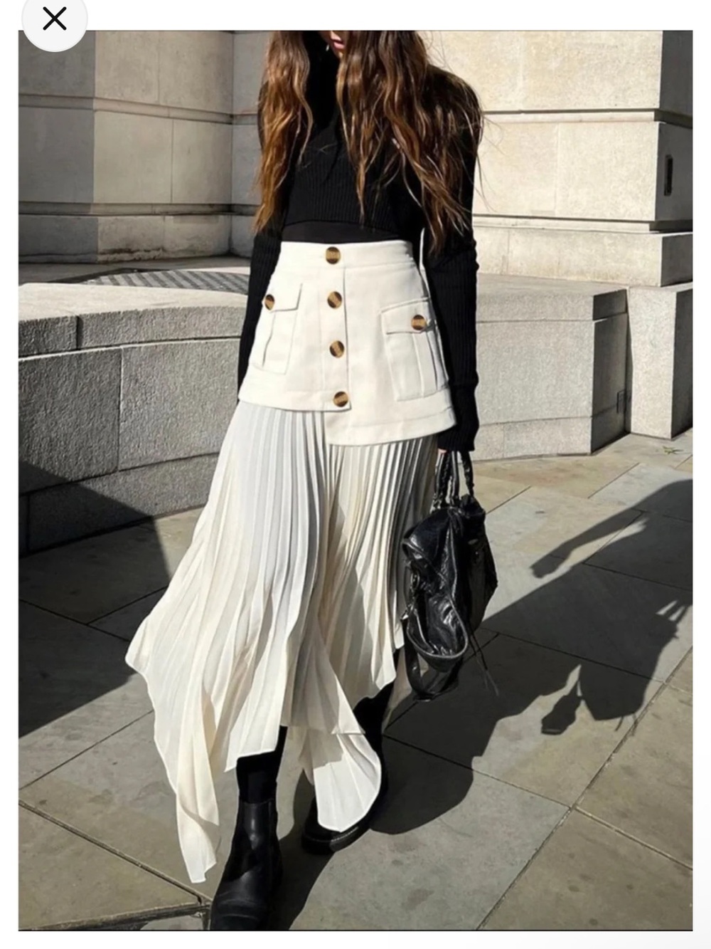 Commence Pleaded skirt
